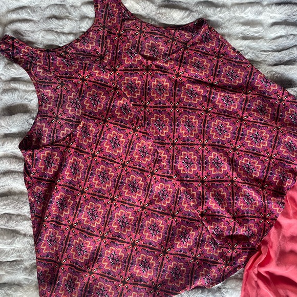 Pink Bohemian print camisole top by Target brand Xhilaration - Picture 6 of 7
